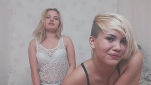 Blonde Teen Lesbians Strapon Sex